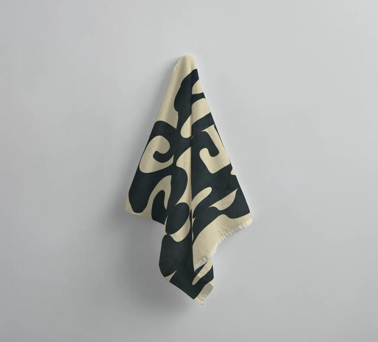 Modern Abstract Shapes 4 serviette de bain de Nadjaa