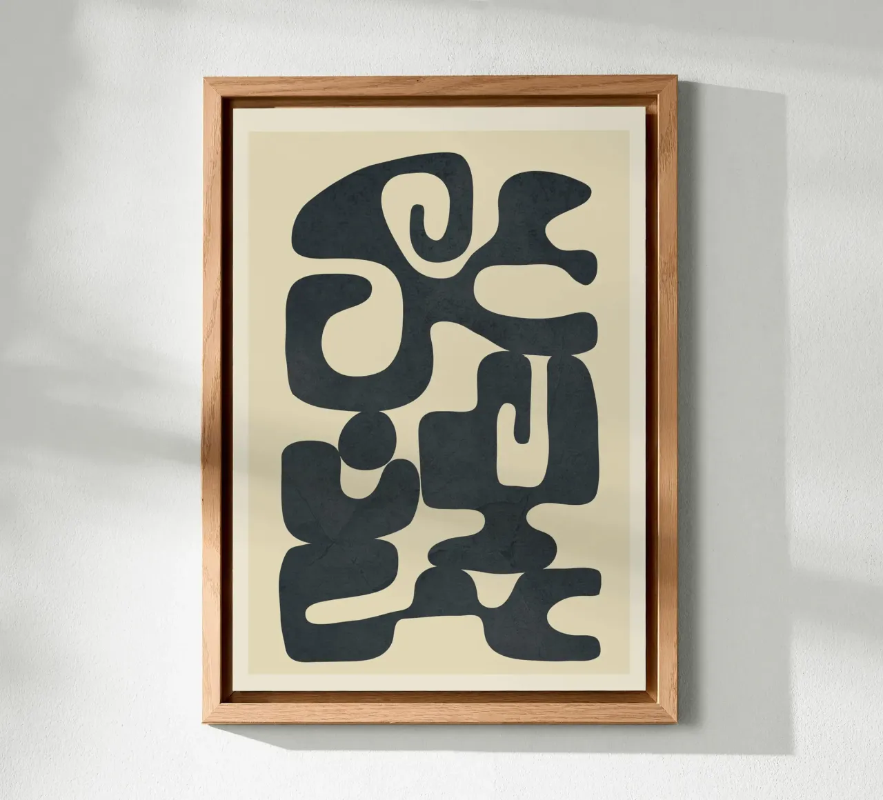 Modern Abstract Shapes 4 alluminio dibond da Nadjaa