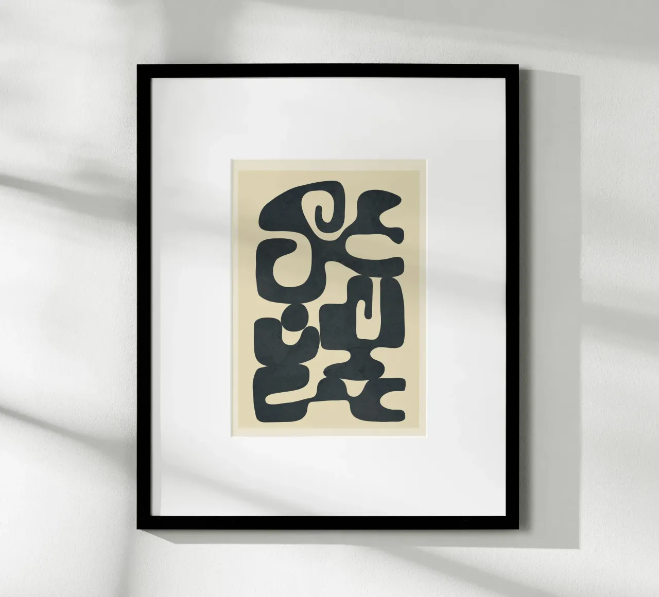Modern Abstract Shapes 4 poster da Nadjaa