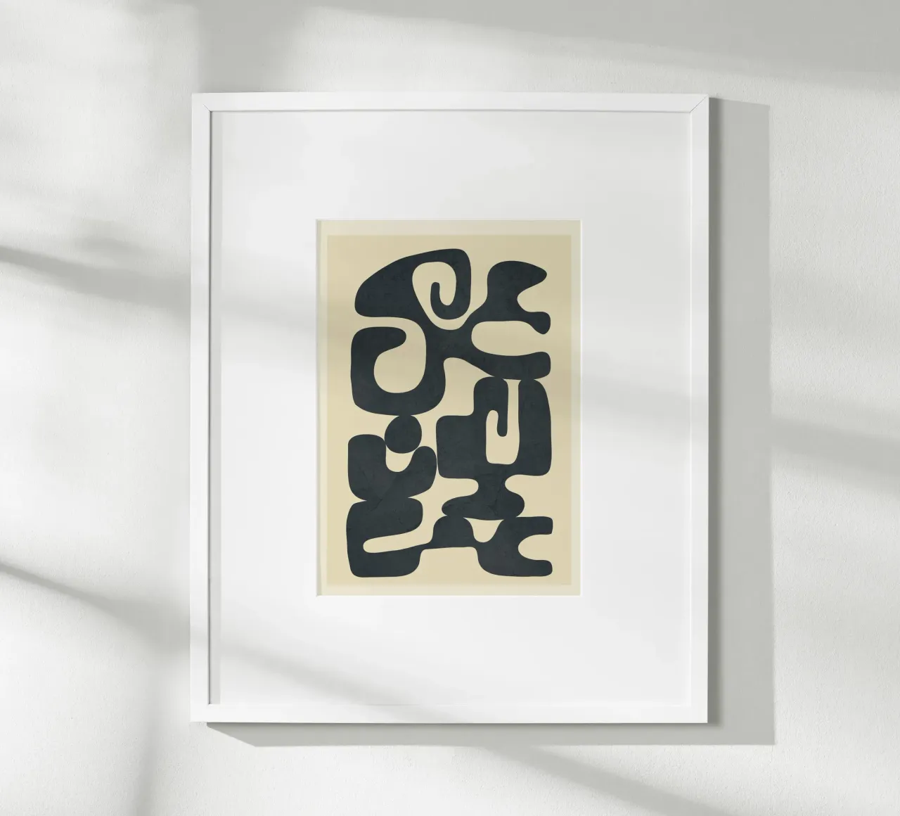 Modern Abstract Shapes 4 poster da Nadjaa