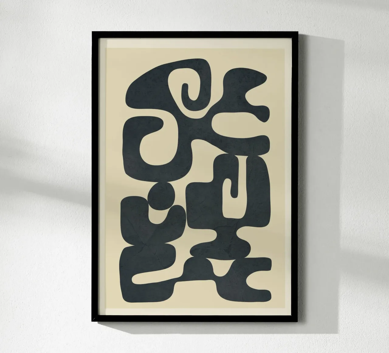 Modern Abstract Shapes 4 poster da Nadjaa