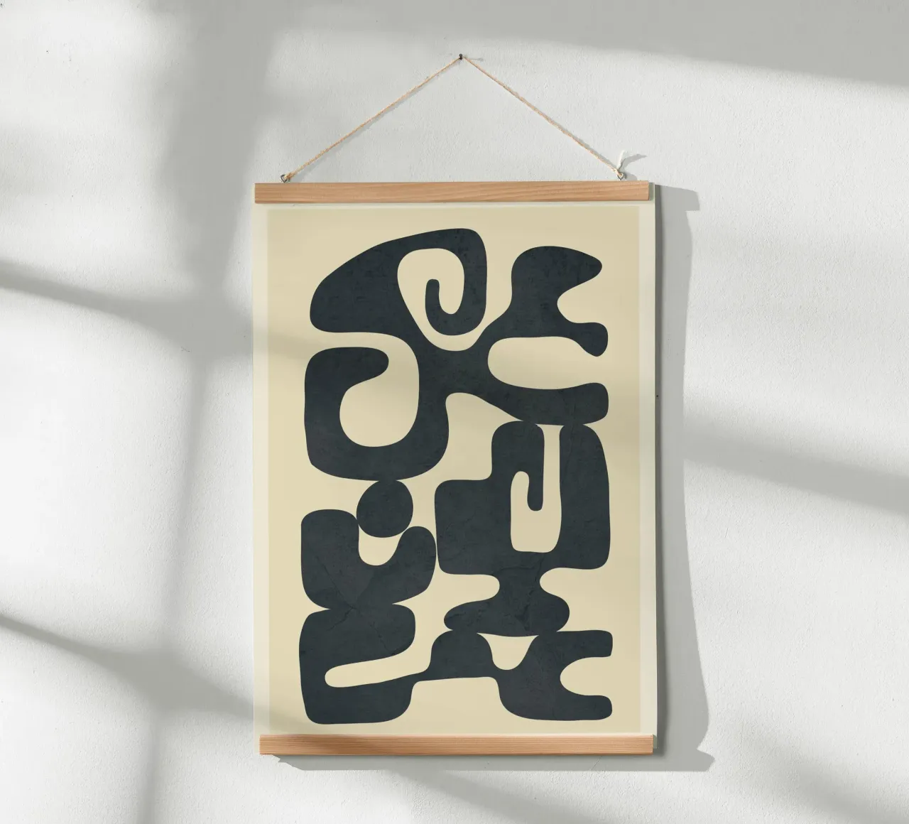 Modern Abstract Shapes 4 poster da Nadjaa