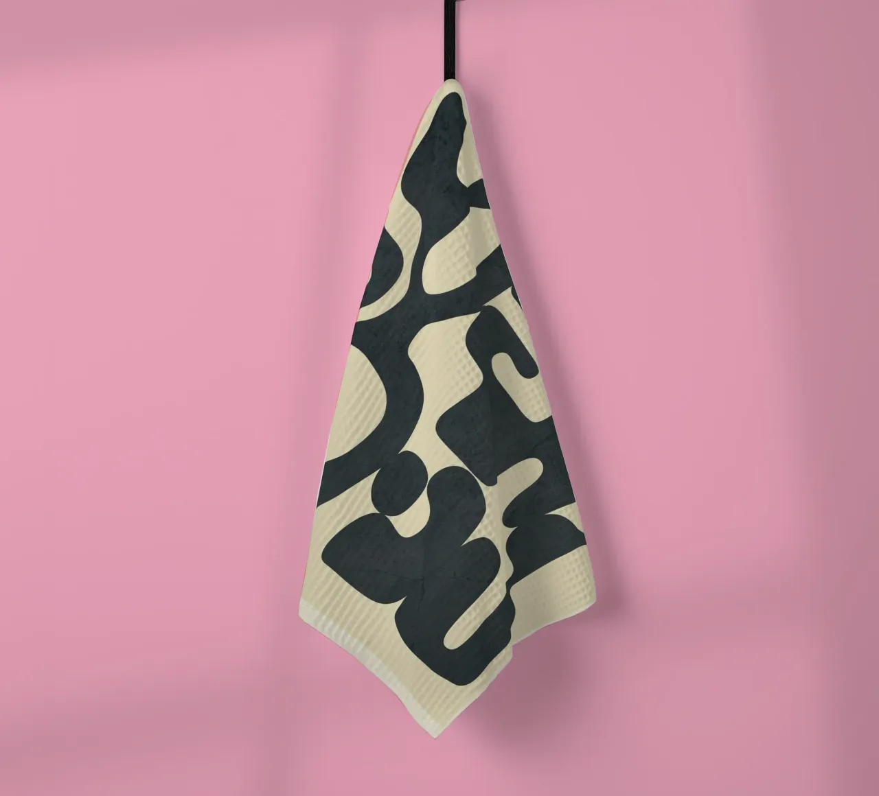 Modern Abstract Shapes 4 Geschirrtuch von Nadjaa