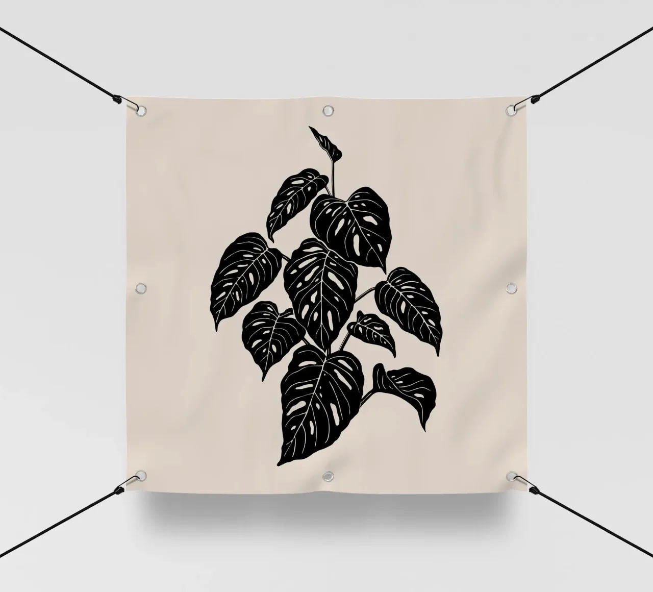 Monochromatic Foliage telo in pvc da Vivi Nicolin