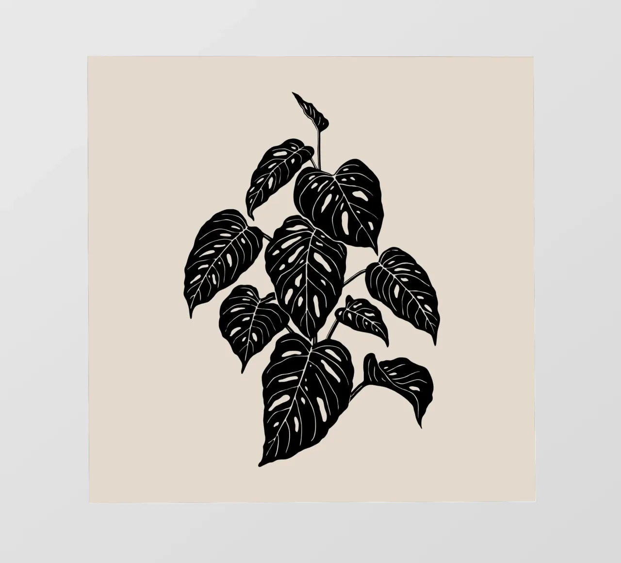 Monochromatic Foliage telo in pvc da Vivi Nicolin