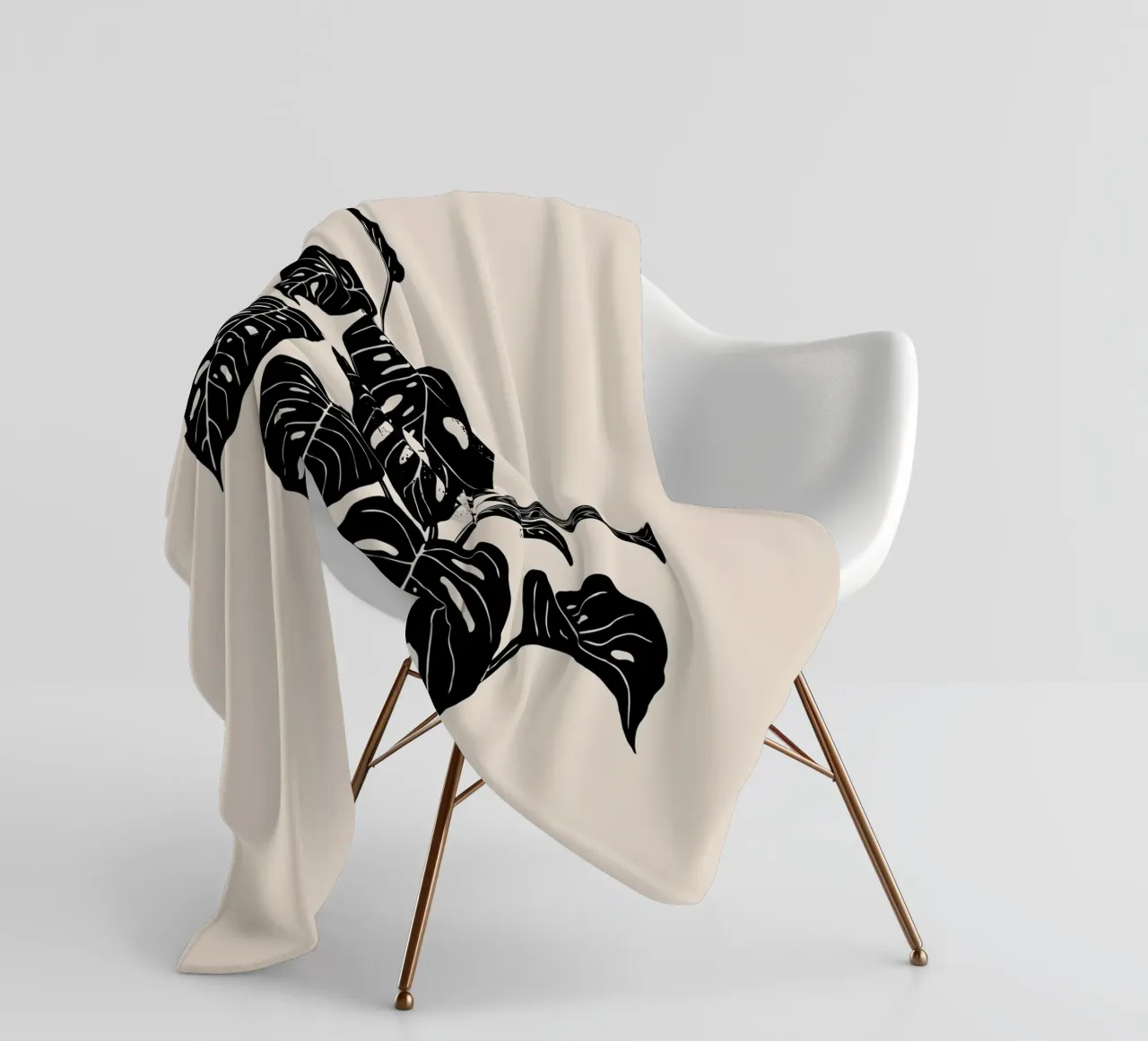 Monochromatic Foliage coperta in pile da Vivi Nicolin