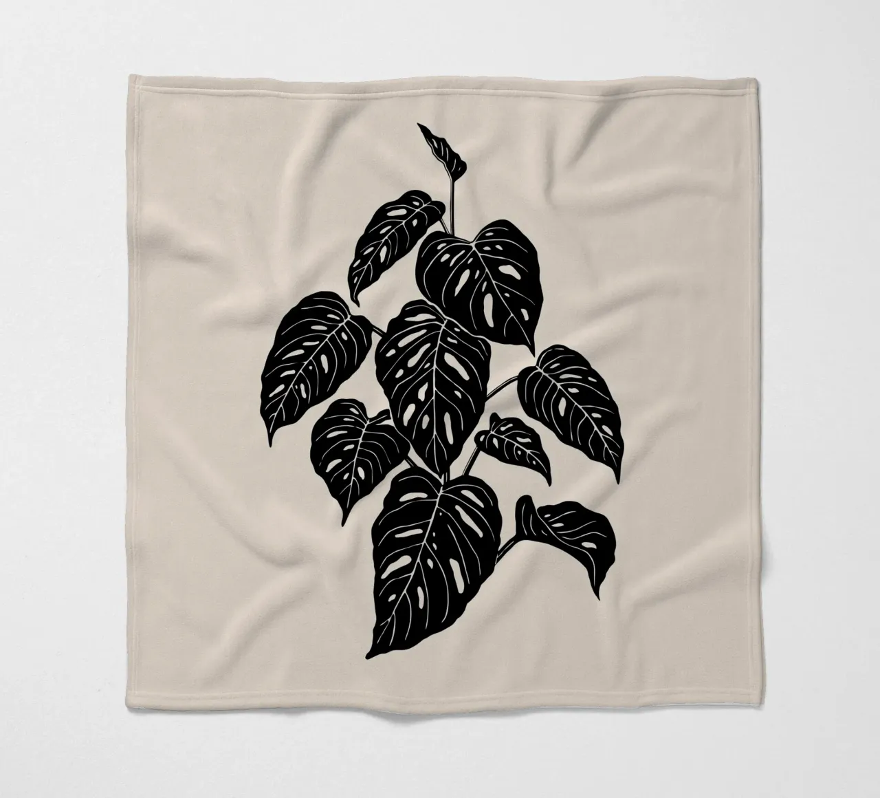 Monochromatic Foliage coperta in pile da Vivi Nicolin