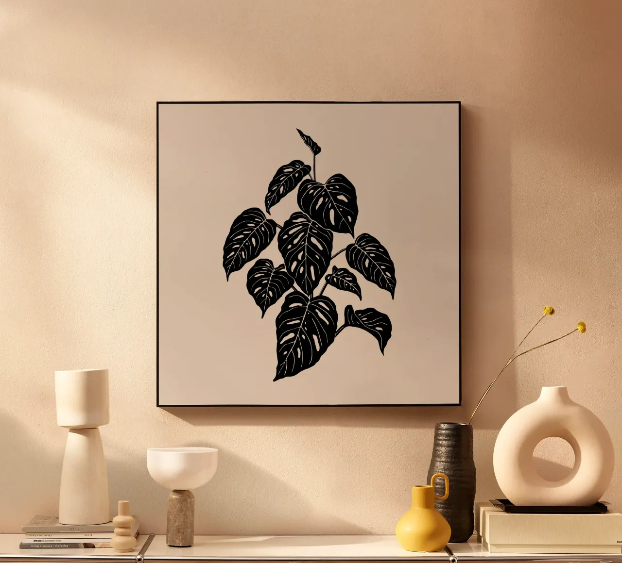 Monochromatic Foliage alluminio dibond da Vivi Nicolin