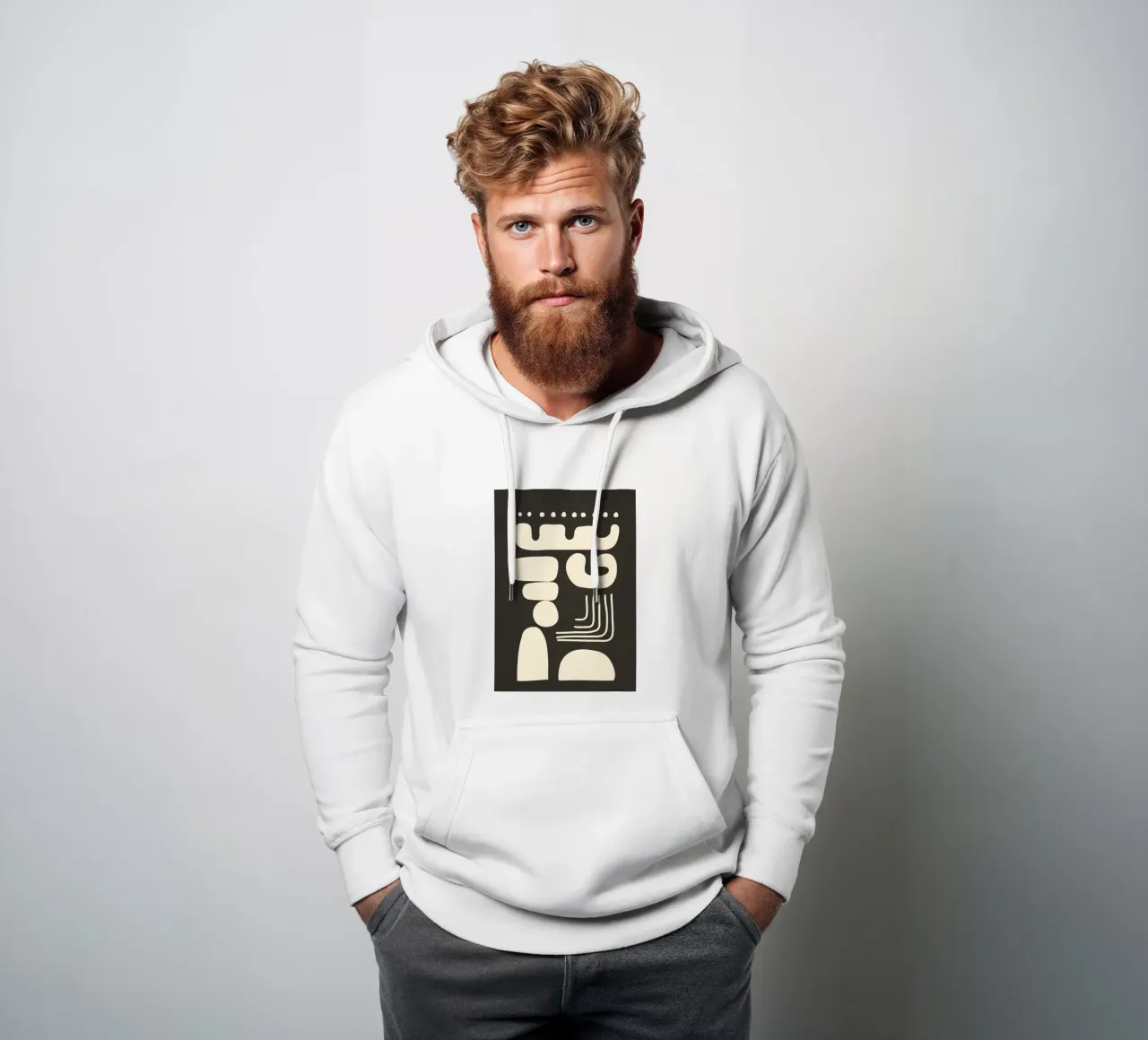 Abstract Minimal Shapes 1 Hoodie von Nadjaa