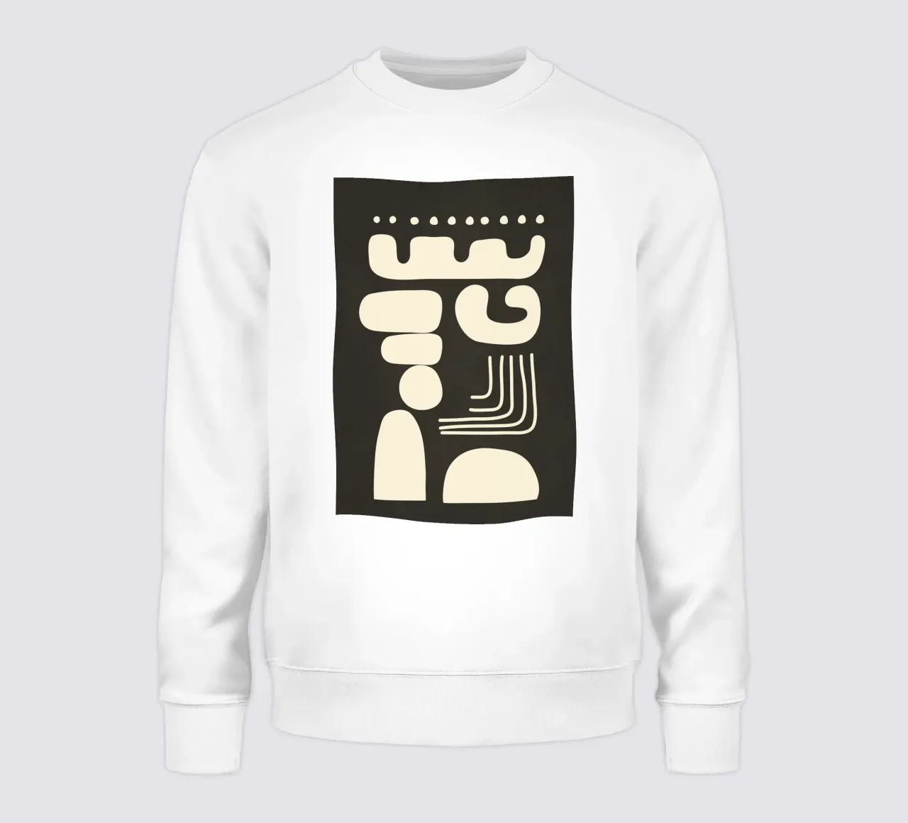 Abstract Minimal Shapes 1 sweatshirt by Nadjaa