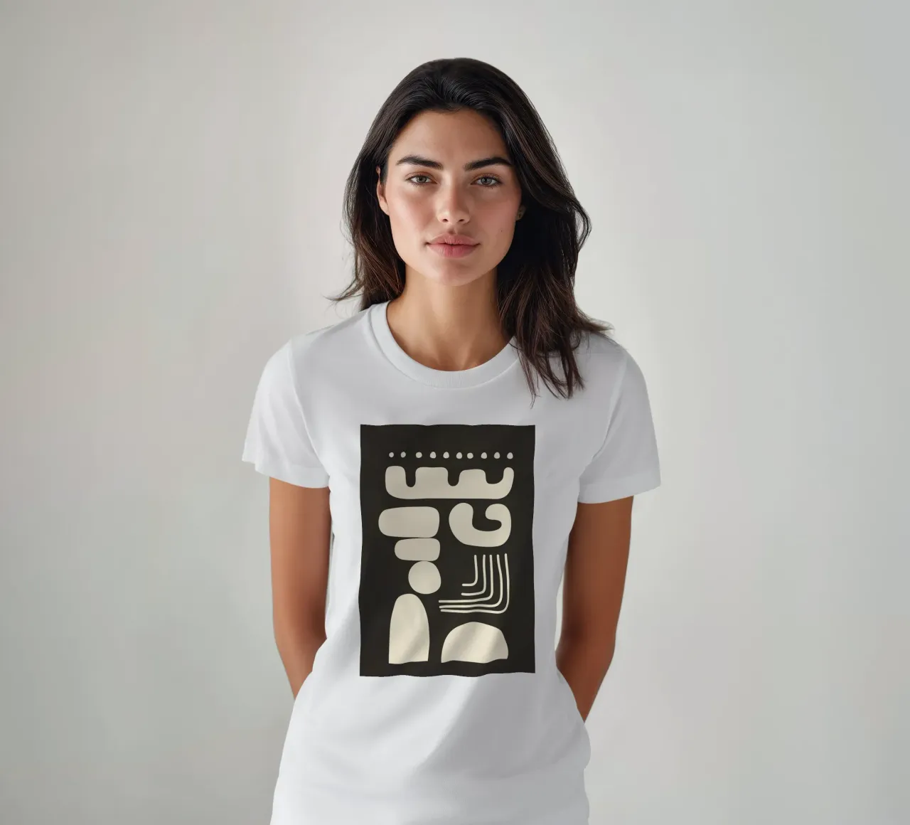 Abstract Minimal Shapes 1 t-shirt de Nadjaa