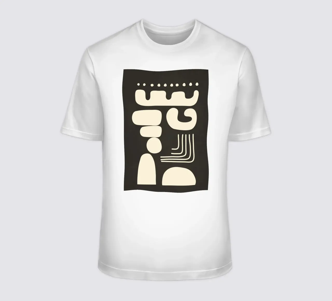 Abstract Minimal Shapes 1 t-shirt de Nadjaa