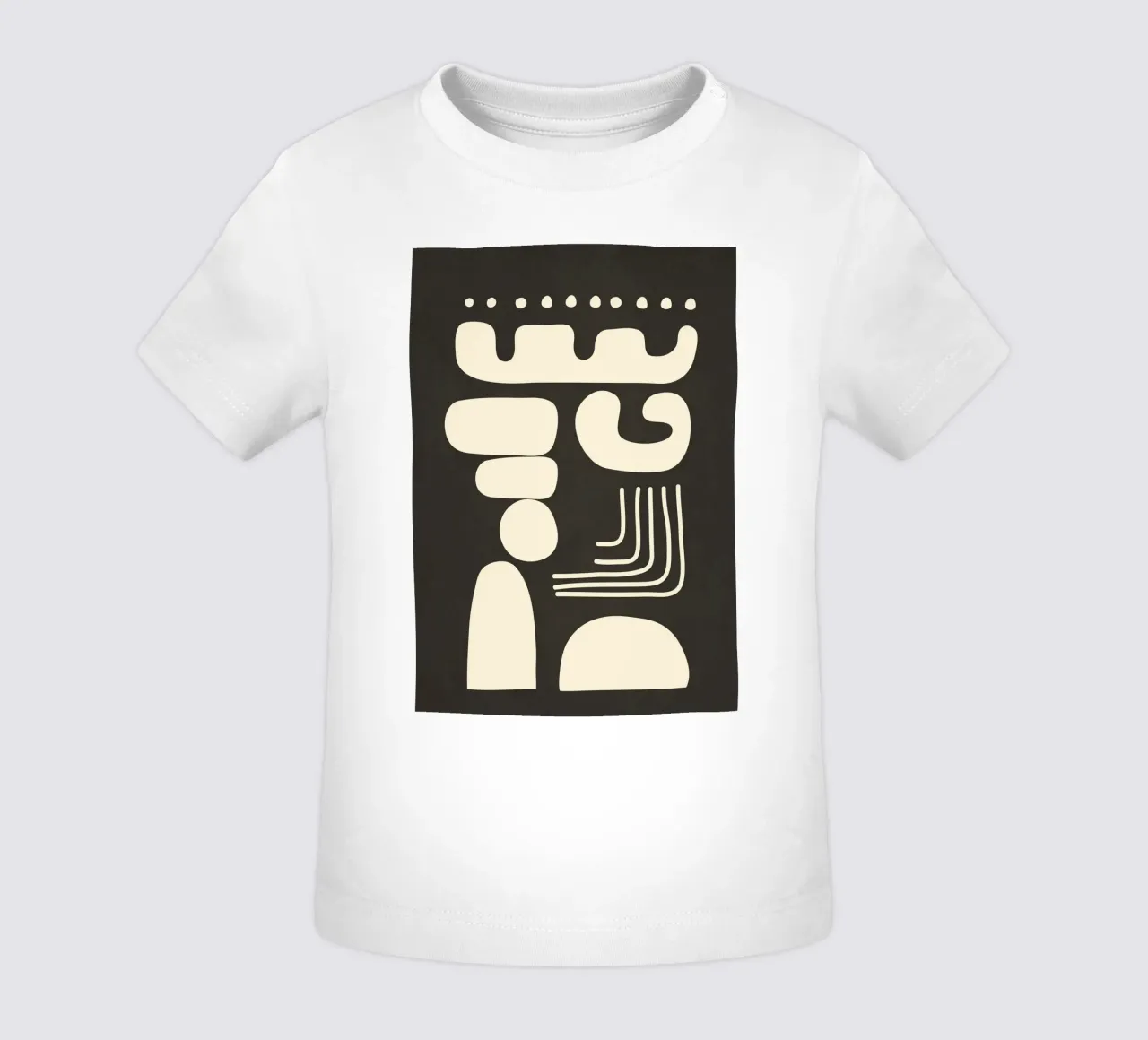 Abstract Minimal Shapes 1 camiseta de bebé de Nadjaa