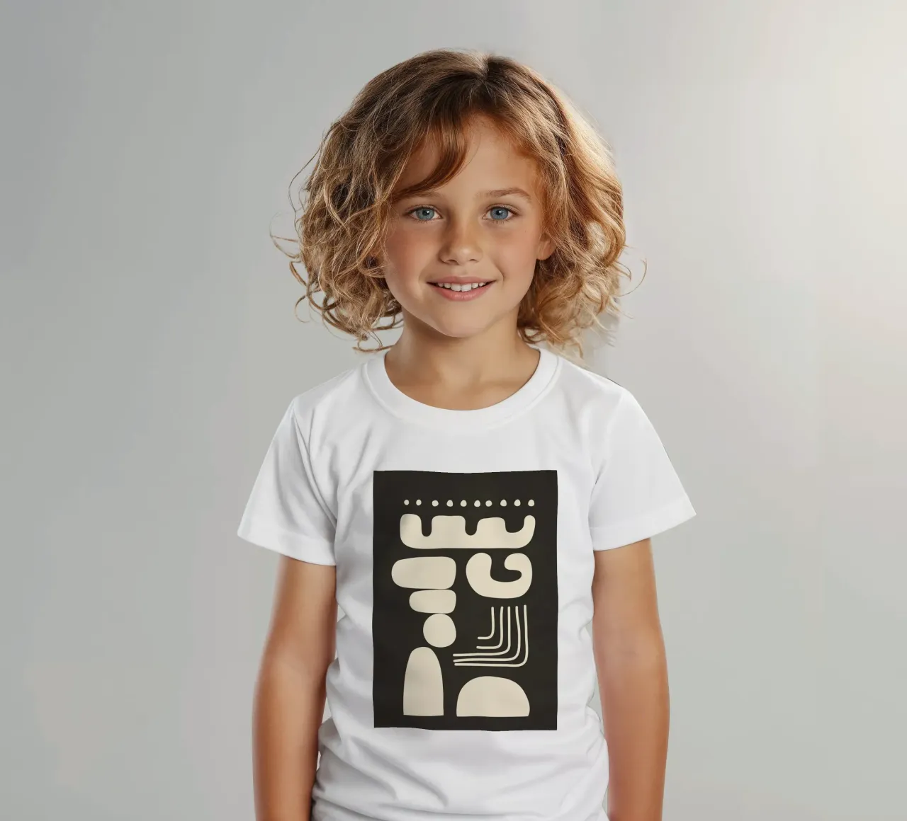 Abstract Minimal Shapes 1 t-shirt bambini da Nadjaa
