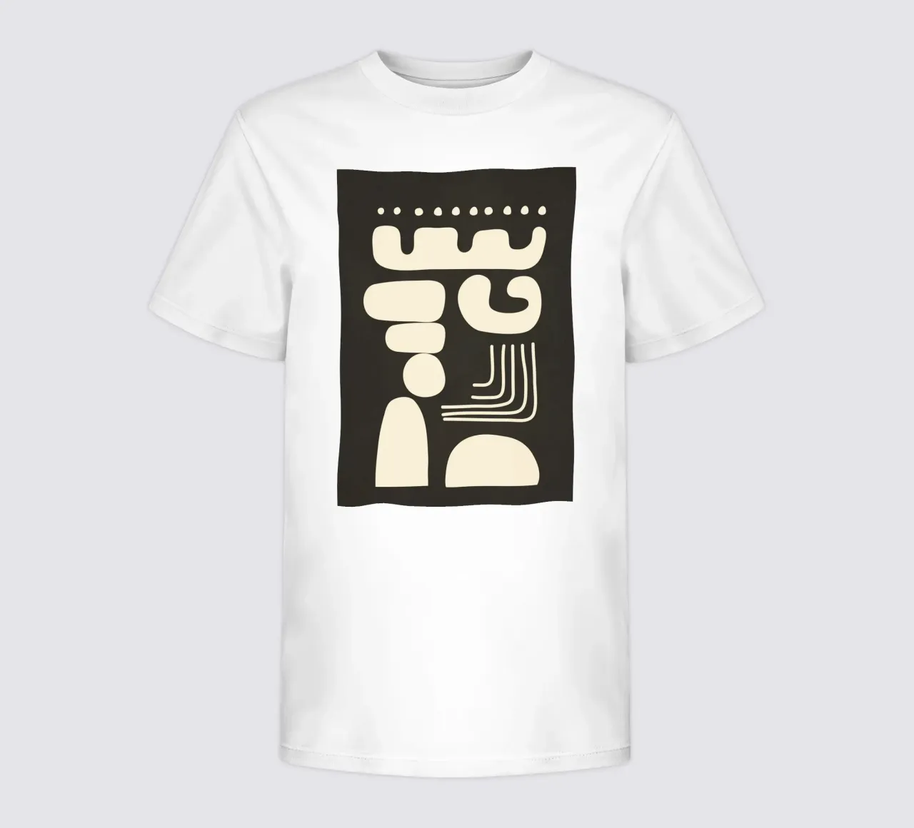 Abstract Minimal Shapes 1 t-shirt bambini da Nadjaa