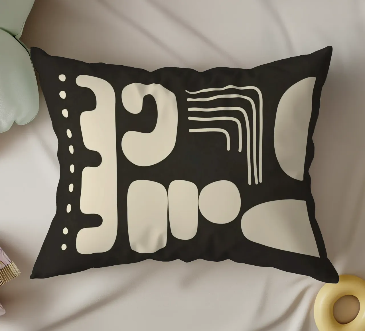 Abstract Minimal Shapes 1 cuscino da Nadjaa