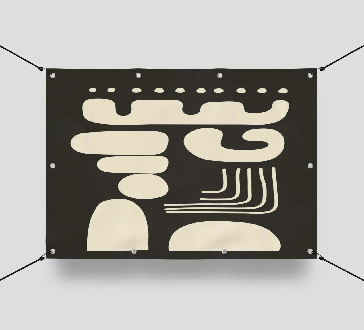 Abstract Minimal Shapes 1 telo in pvc da Nadjaa