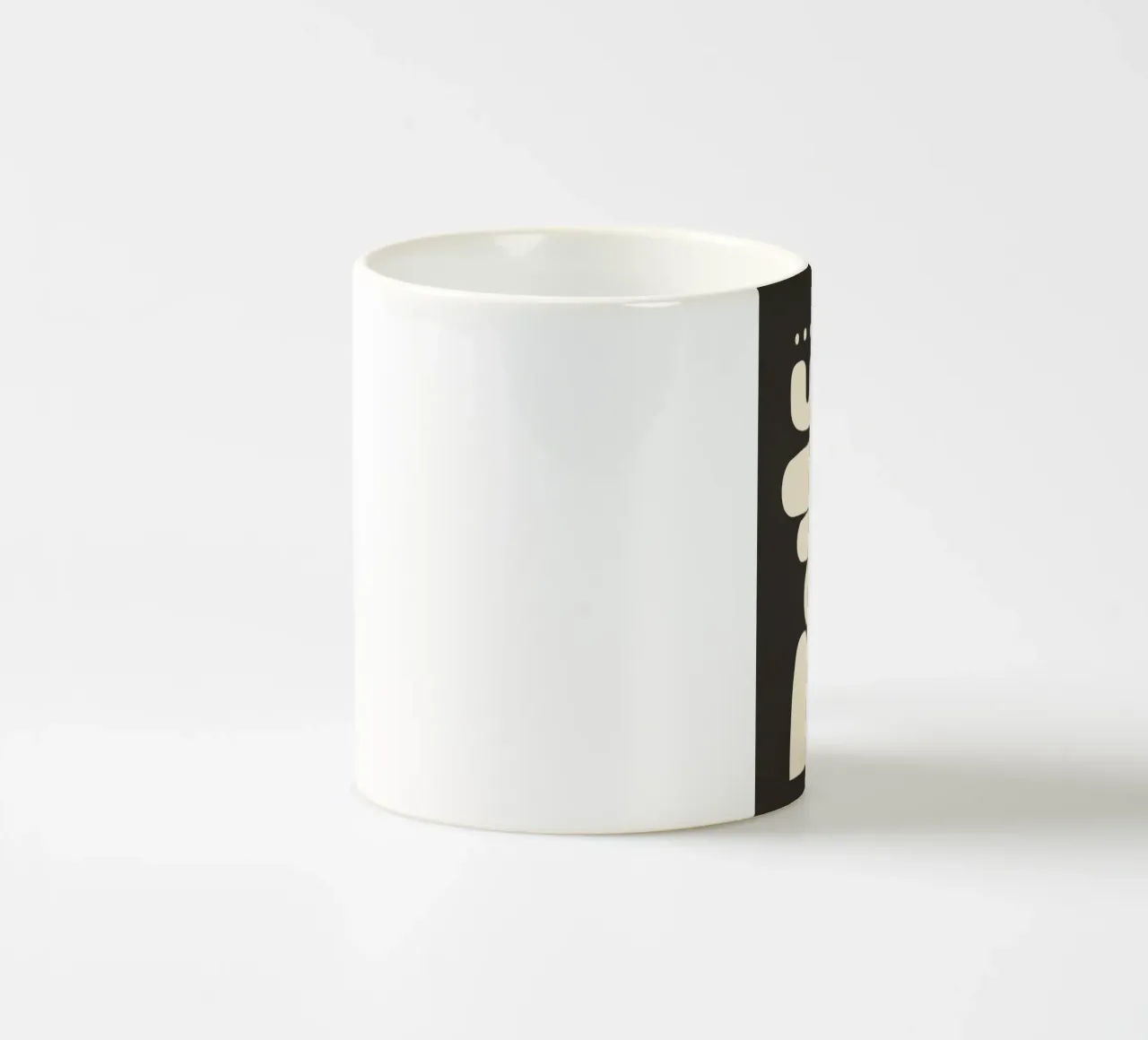 Abstract Minimal Shapes 1 Keramik Tasse von Nadjaa