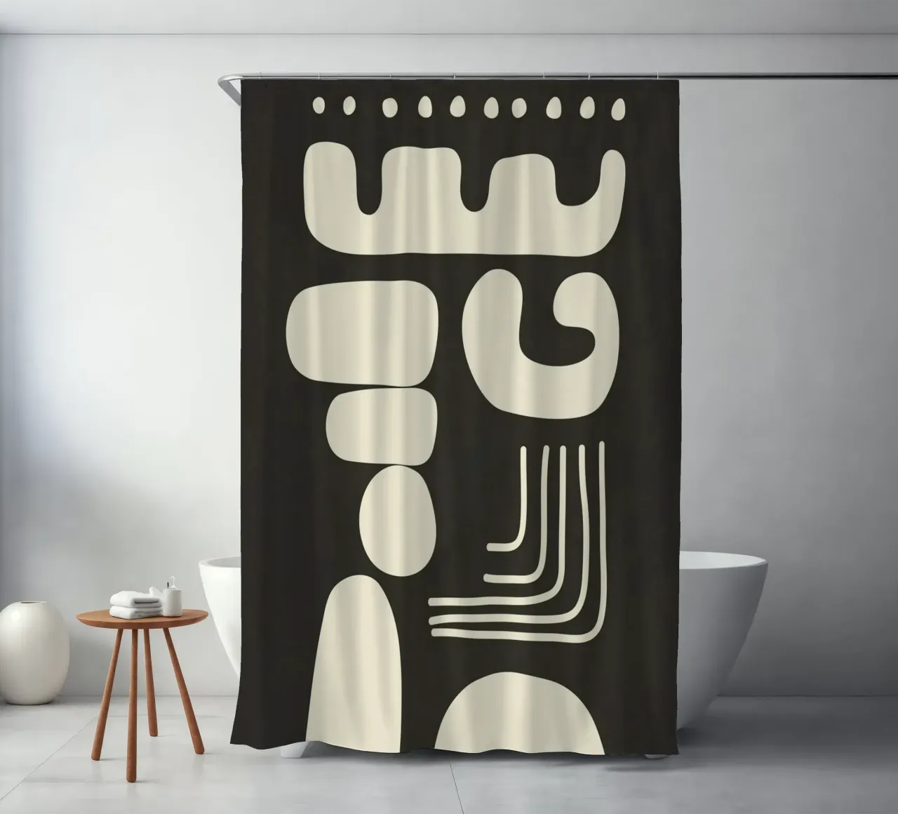 Abstract Minimal Shapes 1 tenda da doccia da Nadjaa