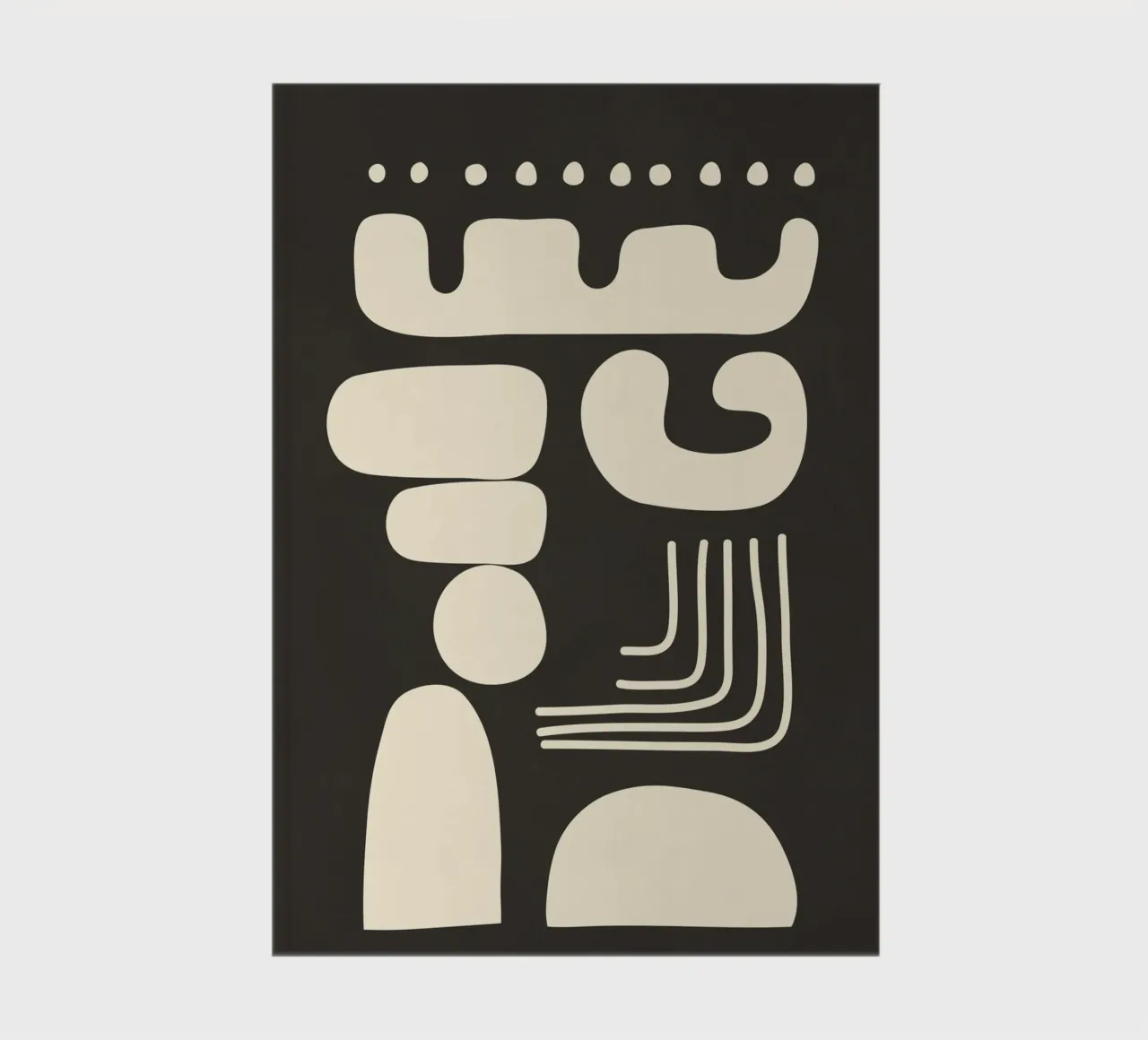 Abstract Minimal Shapes 1 carnet de notes de Nadjaa