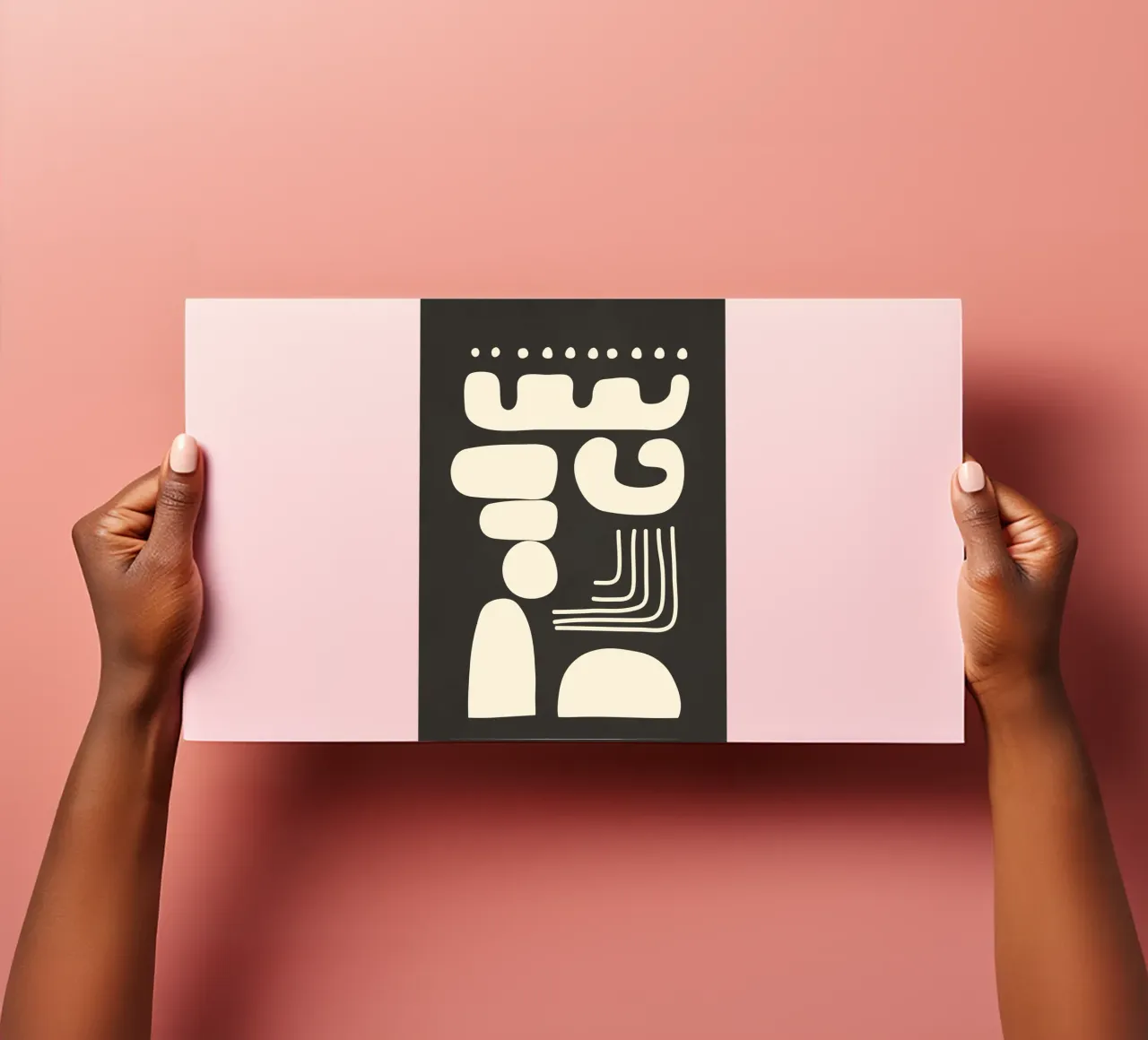 Abstract Minimal Shapes 1 Stickerbogen von Nadjaa