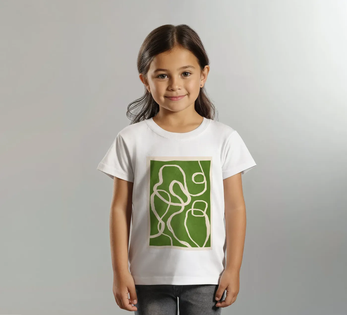 Ether Line 4 kinder t-shirt van Nadjaa