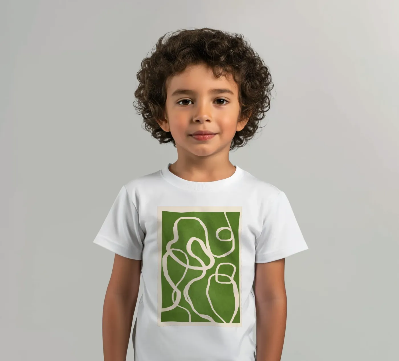 Ether Line 4 kinder t-shirt van Nadjaa