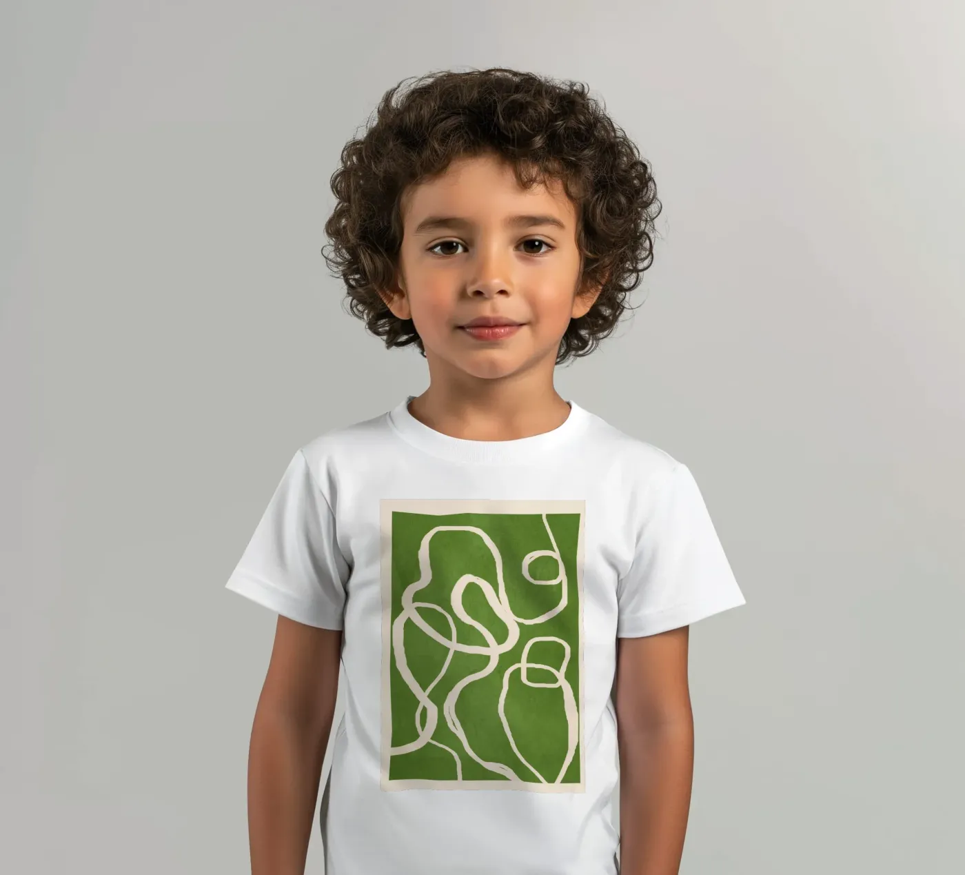 Ether Line 4 kinder t-shirt van Nadjaa