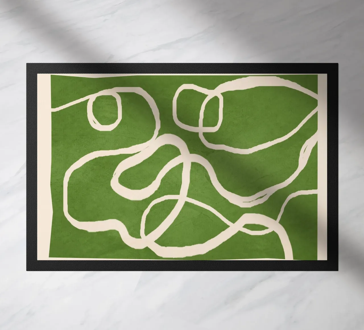 Ether Line 4 doormat by Nadjaa