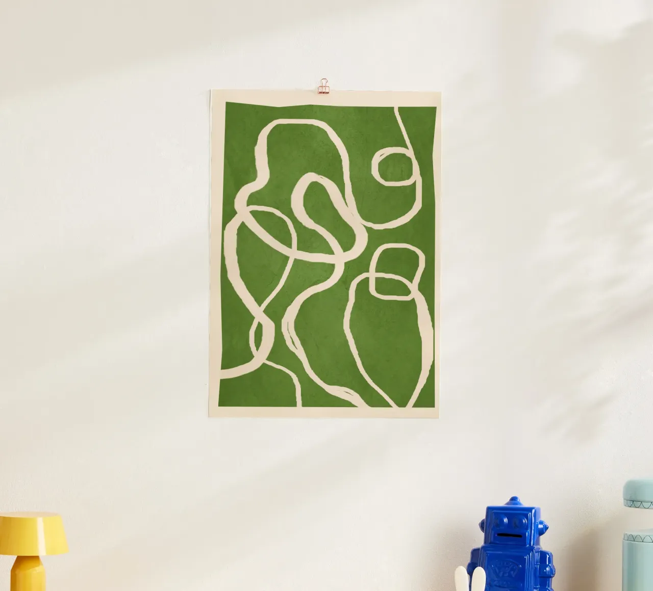 Ether Line 4 Poster von Nadjaa