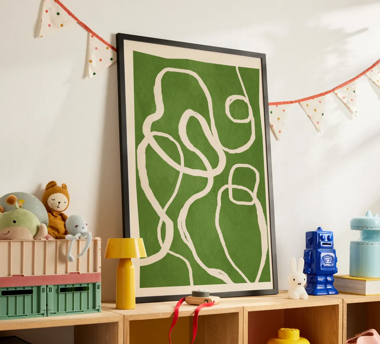 Ether Line 4 Poster von Nadjaa