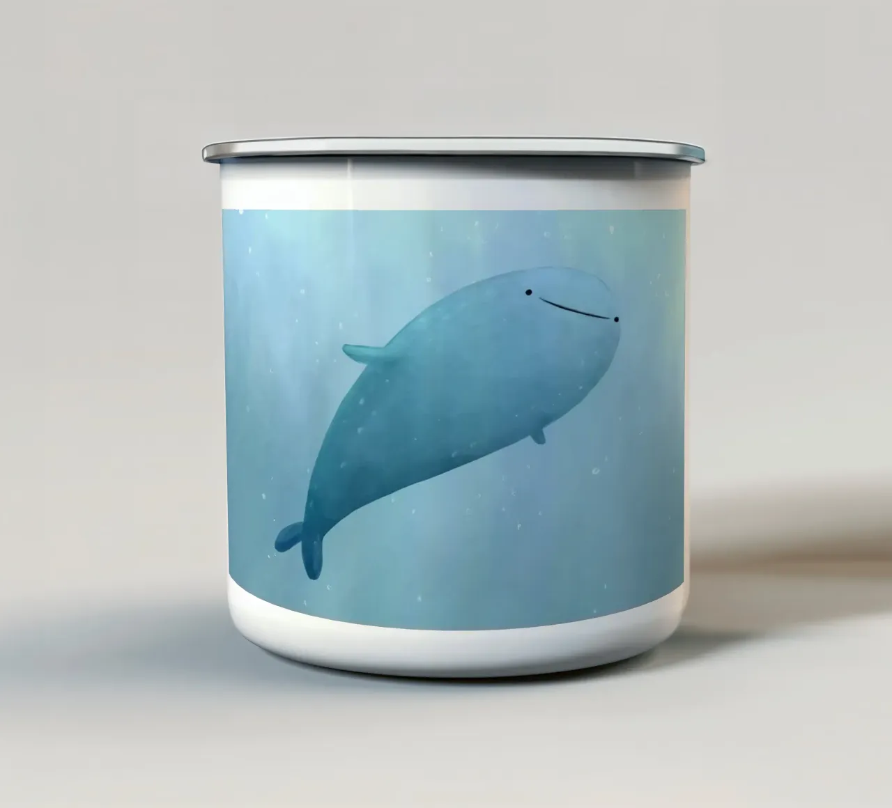 Carino lo squalo balena tazza in smalto da HARU HARU