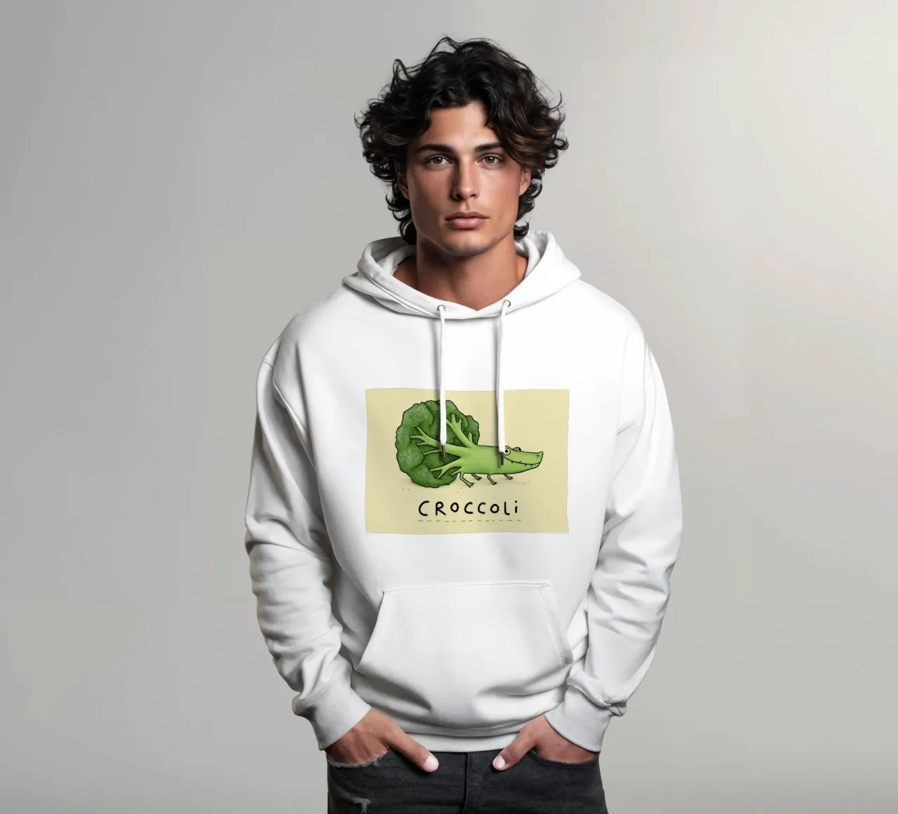 Croccoli felpa con cappuccio da HARU HARU