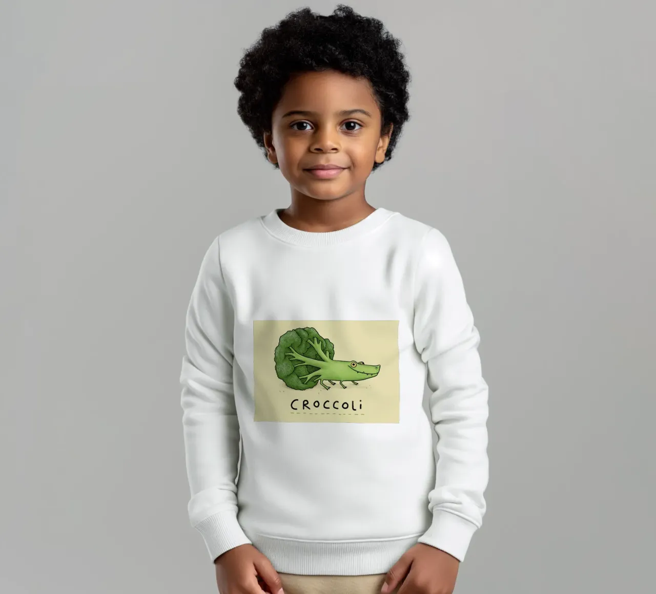 Croccoli felpa bambino da HARU HARU
