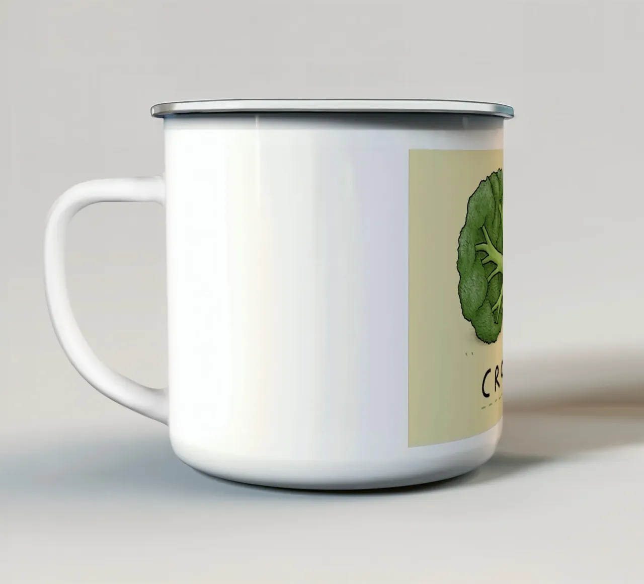 Croccoli tazza in smalto da HARU HARU