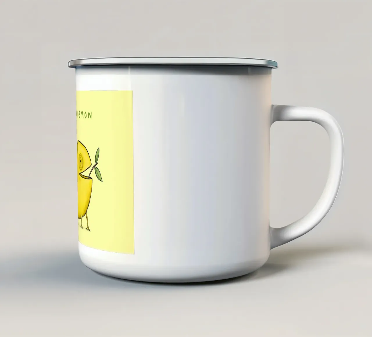 Camaleonte tazza in smalto da HARU HARU