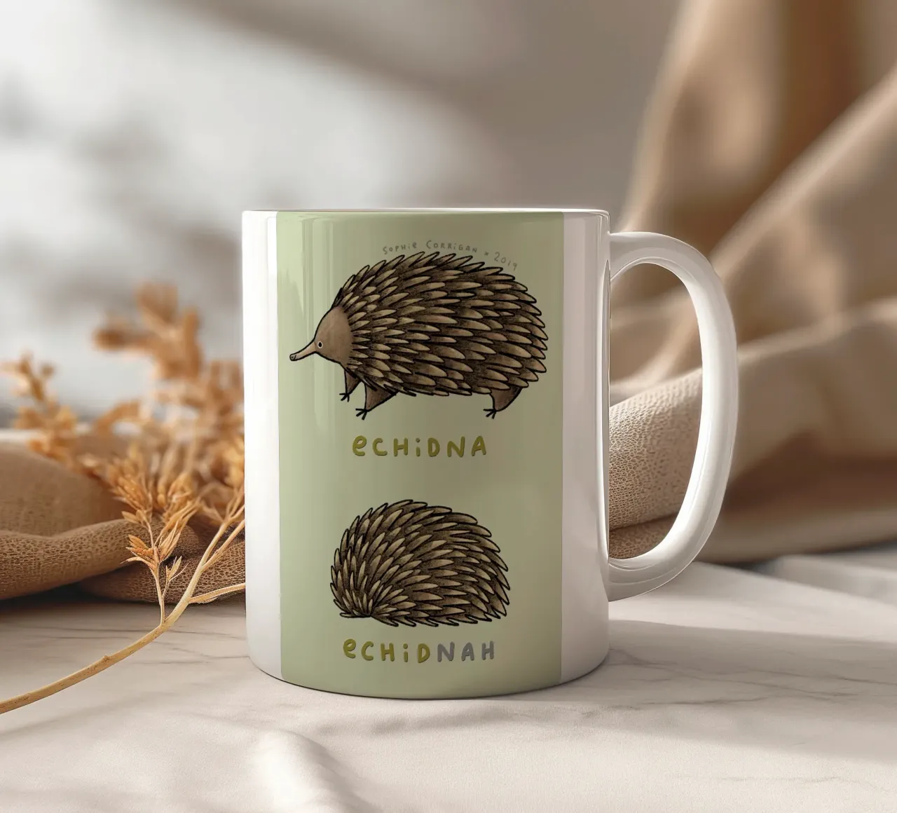 Echidna Echidnah tazza in ceramica da HARU HARU