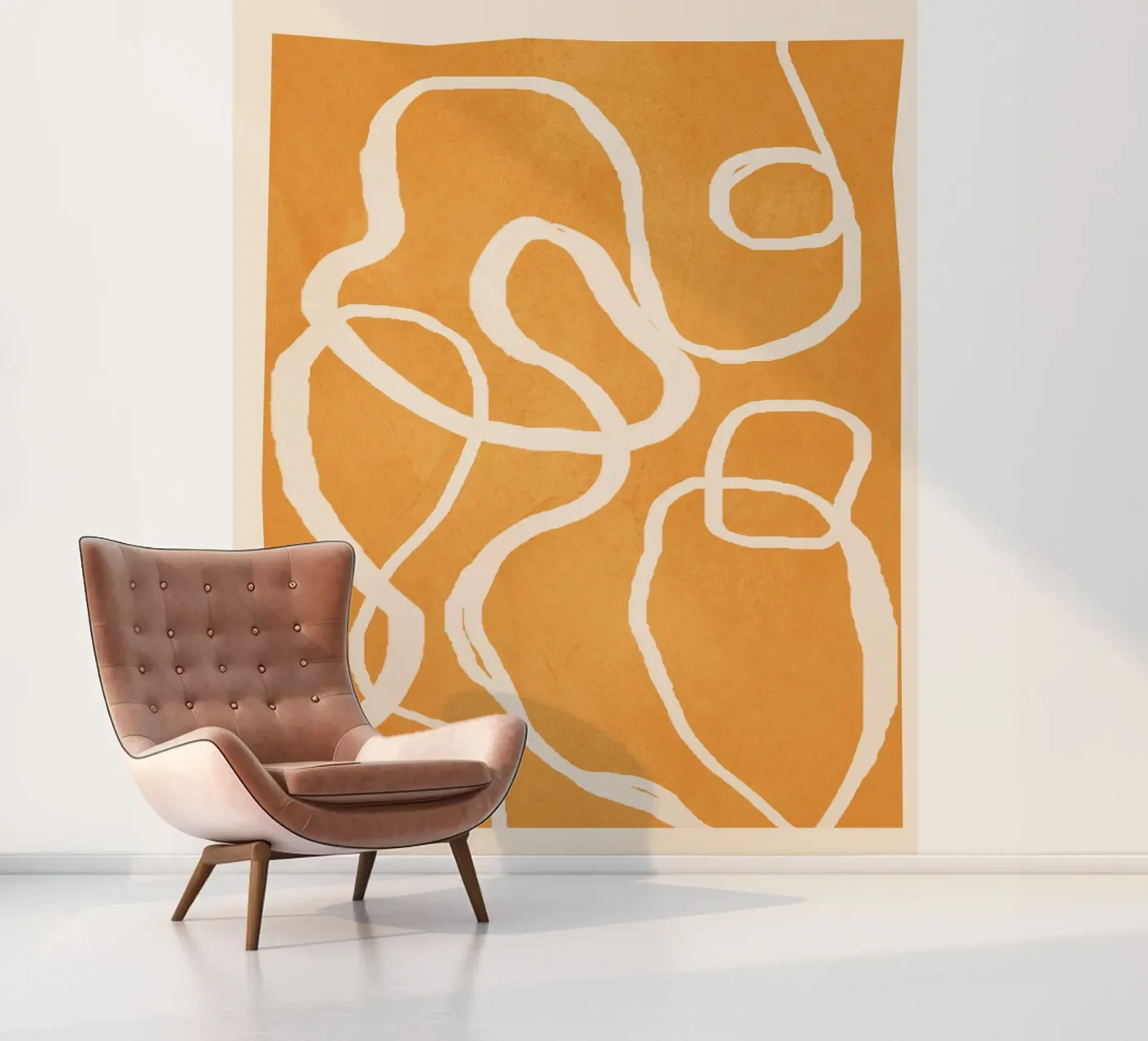 Ether Line 5 fotobehang van Nadjaa