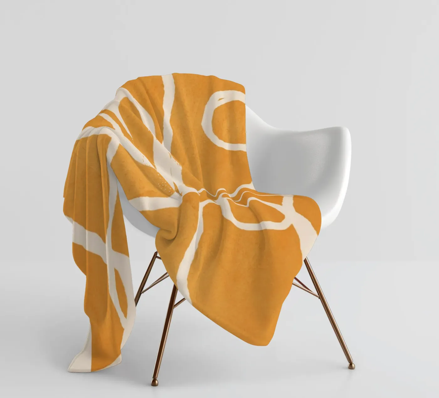 Ether Line 5 fleece blanket by Nadjaa