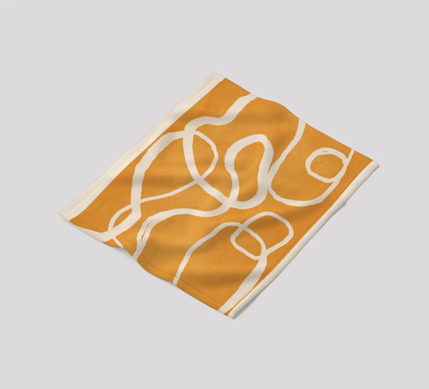 Ether Line 5 fleece blanket by Nadjaa