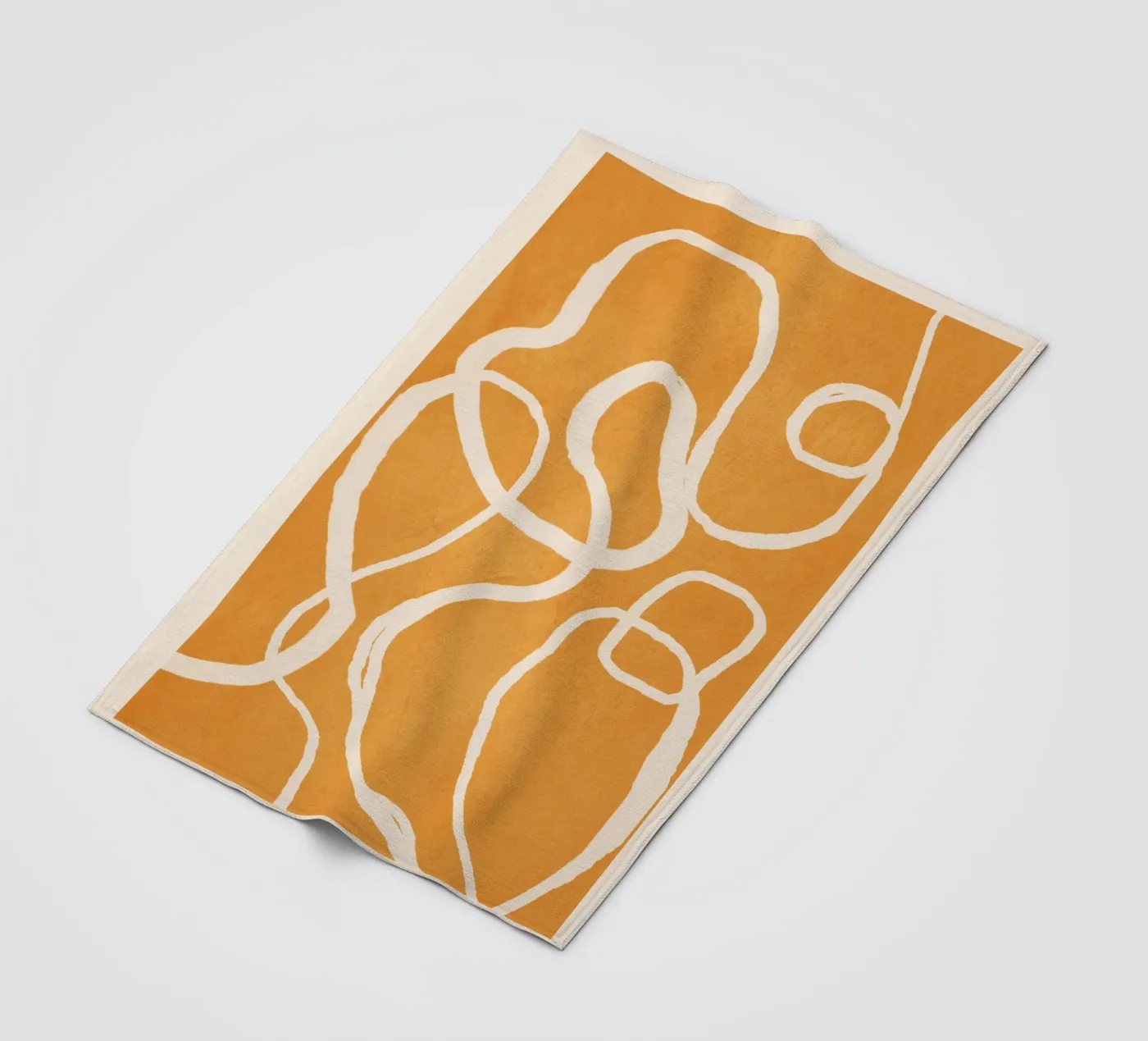 Ether Line 5 fleece blanket by Nadjaa