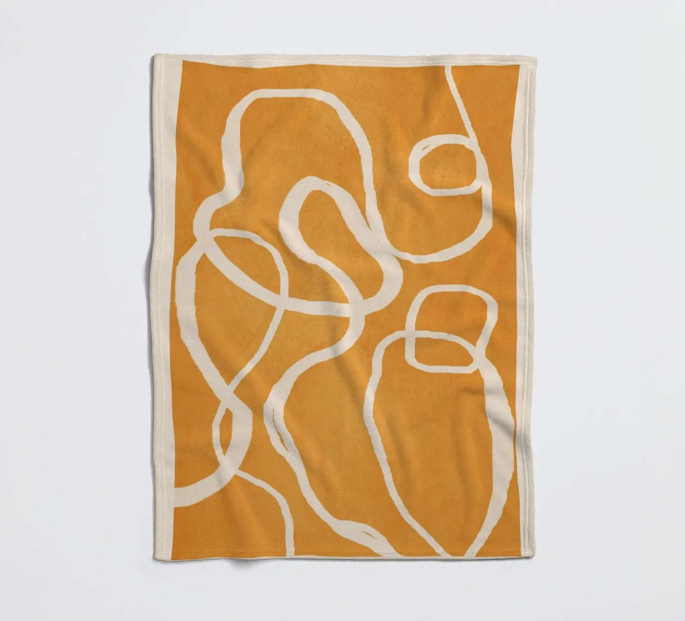 Ether Line 5 fleece blanket by Nadjaa