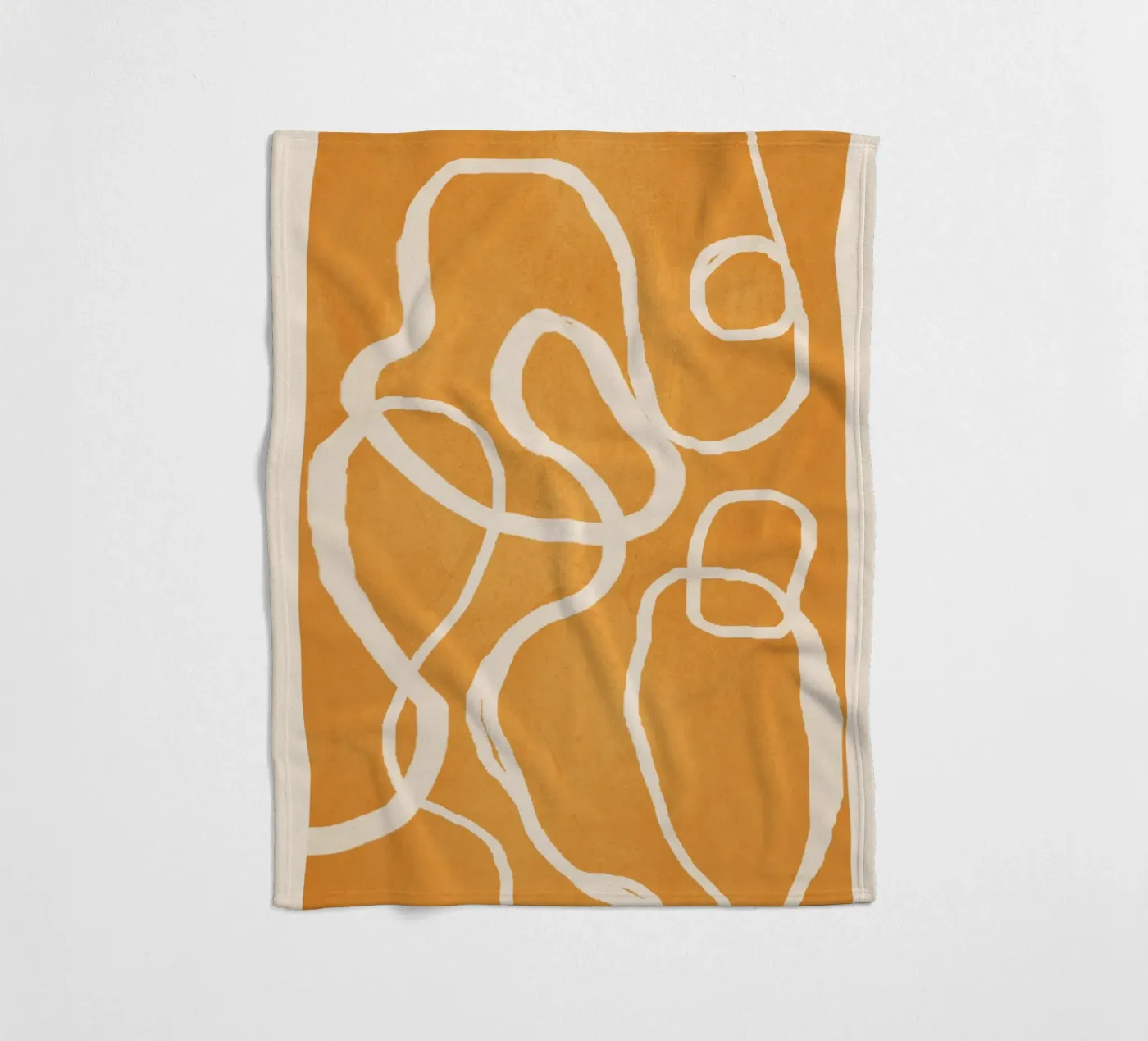 Ether Line 5 fleece blanket by Nadjaa