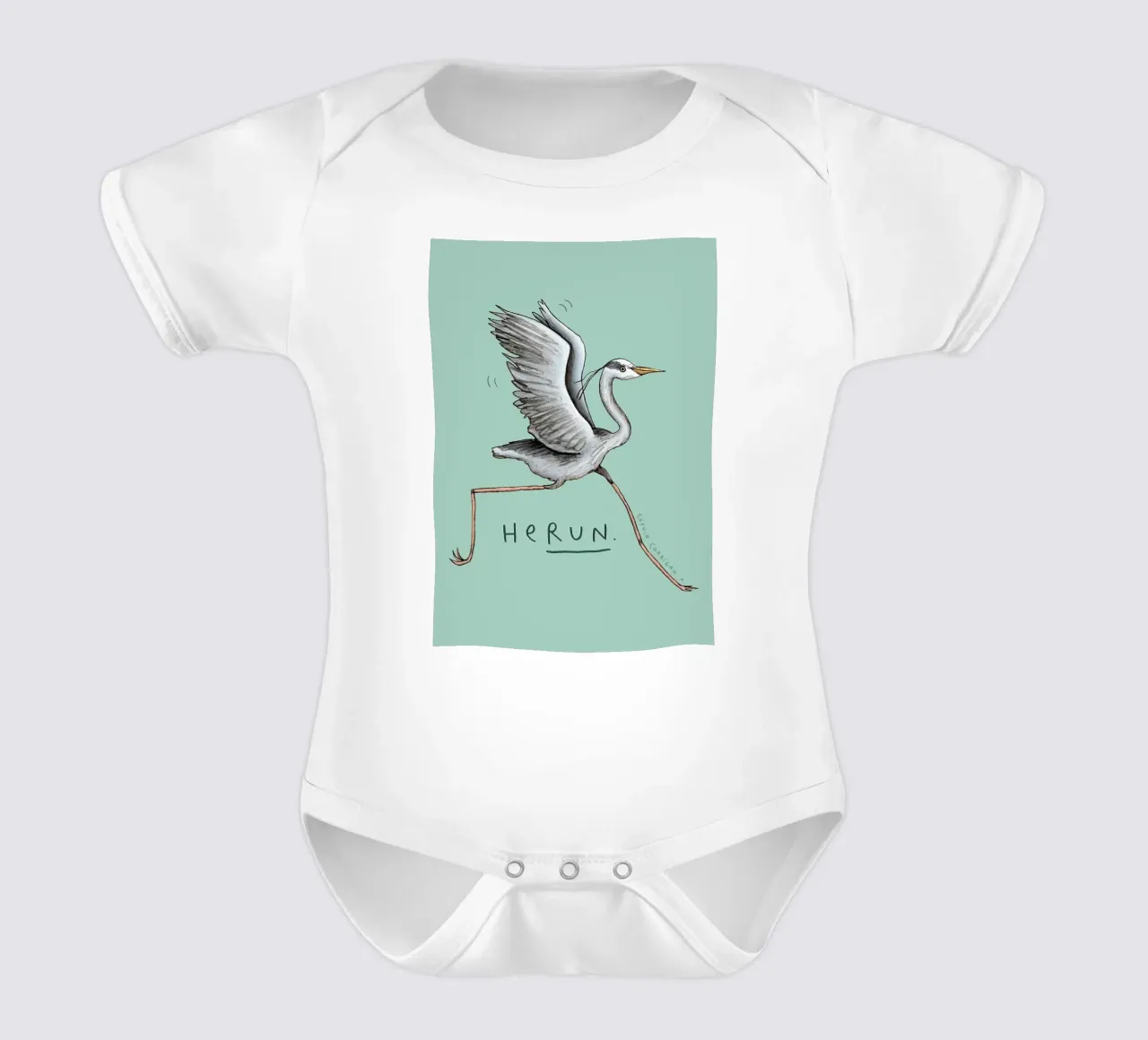 HeRUN body neonato maniche corte da HARU HARU
