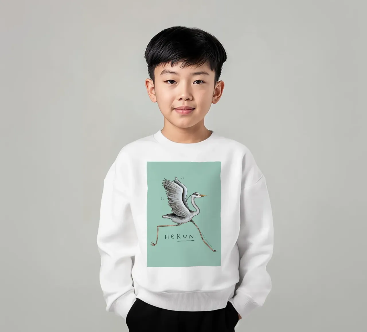 HeRUN felpa bambino da HARU HARU