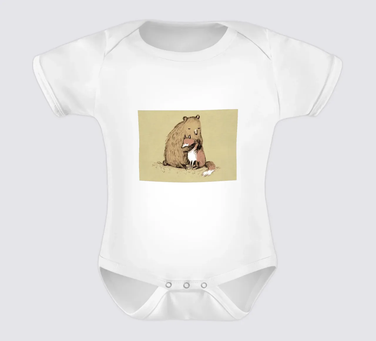 Abbracci del Grizzly body neonato maniche corte da HARU HARU