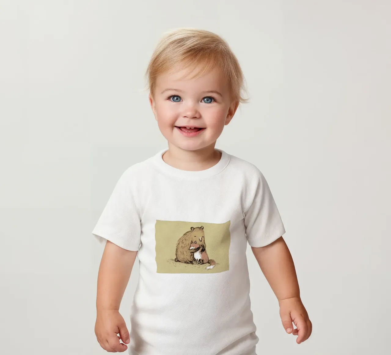 Abbracci del Grizzly maglietta neonato da HARU HARU
