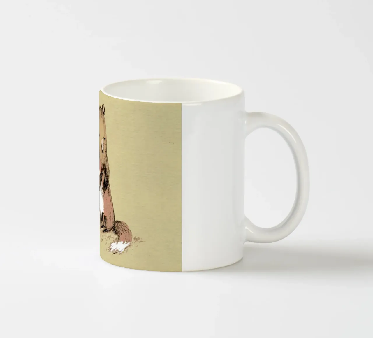 Abbracci del Grizzly tazza in ceramica da HARU HARU