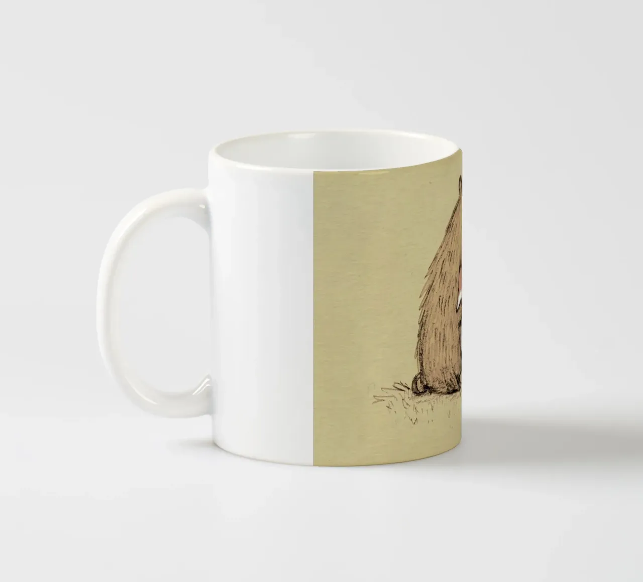 Abbracci del Grizzly tazza in ceramica da HARU HARU