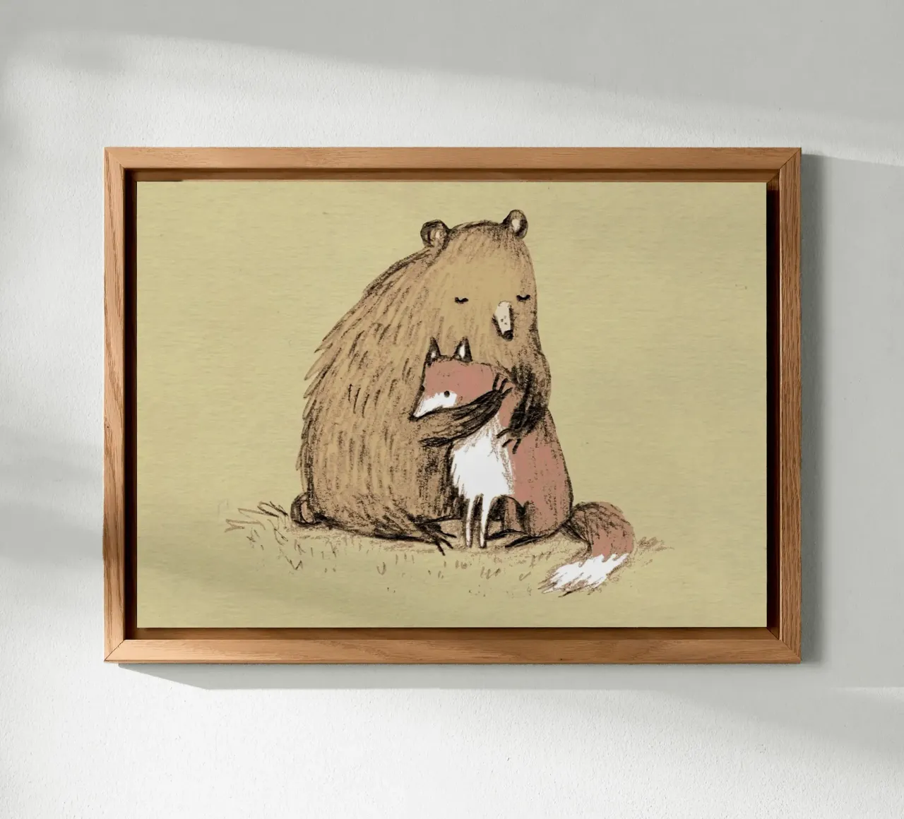 Abbracci del Grizzly alluminio dibond da HARU HARU
